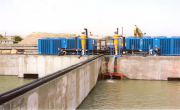 Aggregate Cooling Pond at Santee Cooper River Bridge 2002